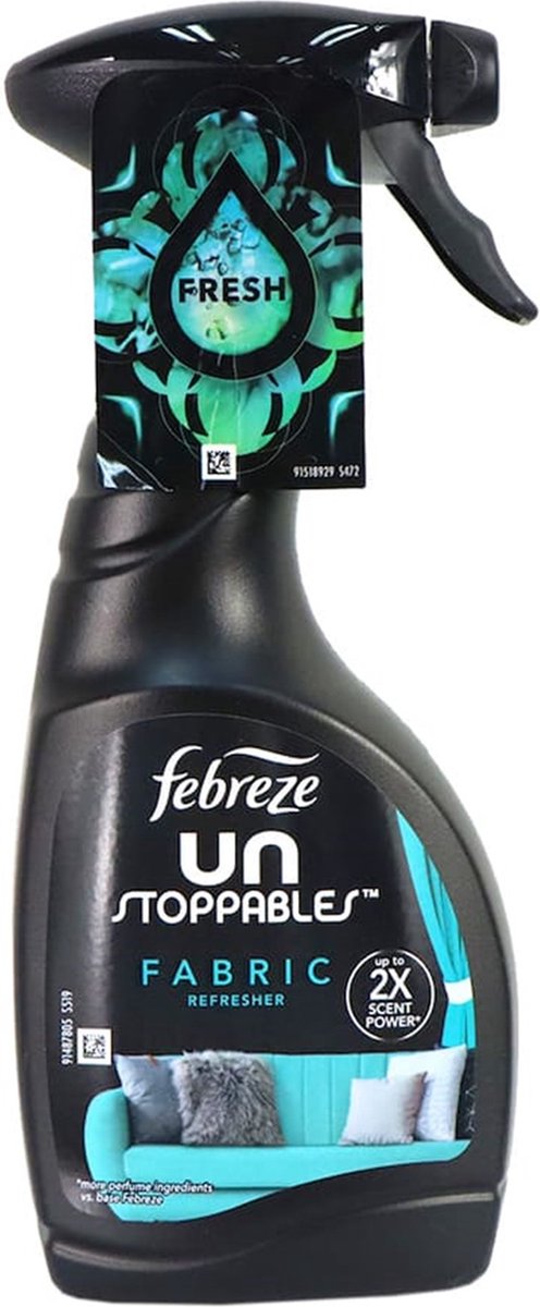 2 x Febreze Un Stoppables Fabric Refresher Febreeze Spray 8001841909950