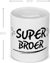 Akyol - super broer Spaarpot - Broer - je broer - verjaardagscadeau - cadeau voor broer - gift - kado - 350 ML inhoud