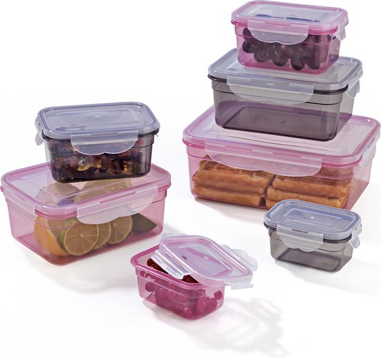 TAIXING 24 stuks vershouddozen met deksel klein, 4 ons/120 ml kleine doosjes met deksel plastic in 6 kleuren, mini-voorraaddozen met meetschaal voor sauzen, dips, snacks, yoghurt, met etiketstickers