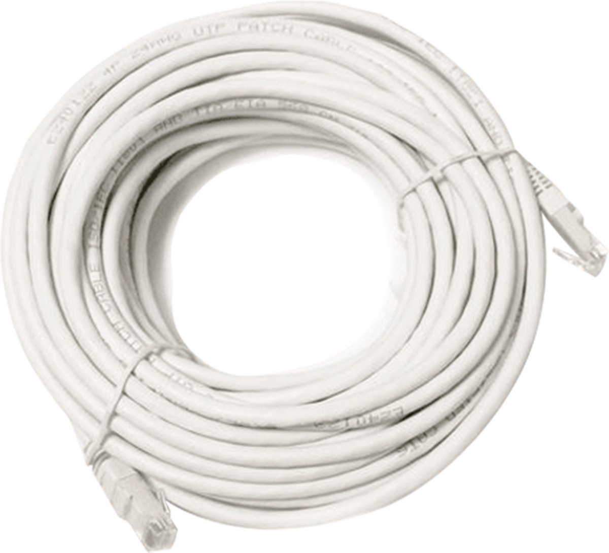UTP Kabel 20 Meter - Cat5e Wit - RJ45 - Geschikt voor Gigabit Netwerkverbindingen