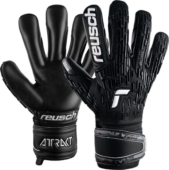 Reusch Attrakt Infinity NC whit/silver/black (Maat Handschoen: 10,Bedrukking keepershandschoenen: Nee Reusch Attrakt Infinity NC whit/silver/black (Maat Handschoen: 10,Bedrukking keepershandschoenen: Nee