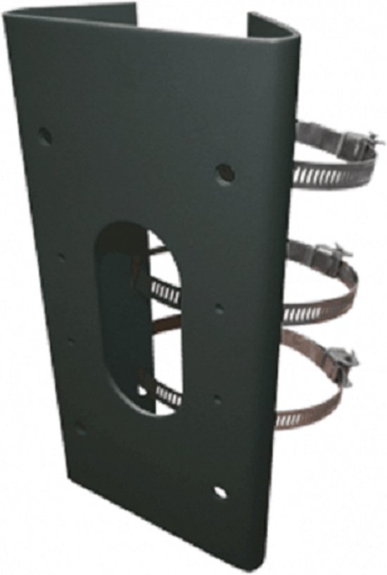 Hikvision DS-1475ZJ-SUS zwart beugel voor paalbevestiging van Hikvision — afbeelding 2