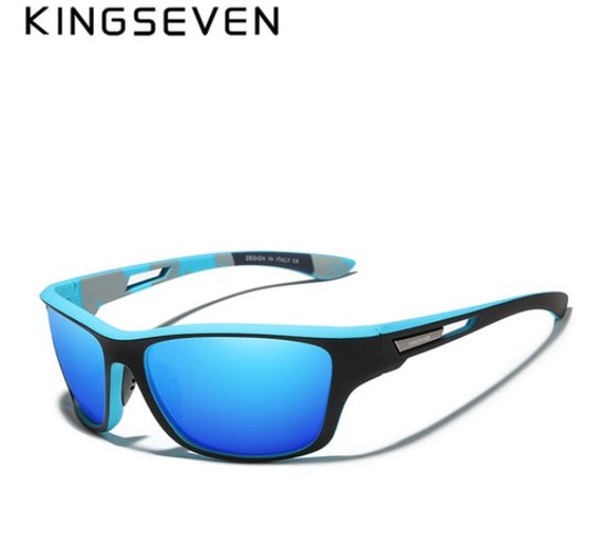 KingSeven Blauw - Sports met UV400 en polarisatie filter - Z204