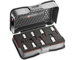 Facom 8-delige 3/8 metrische zeshoekige OGV GRIP-doppenset 3-11 mm - JTM.J8MGRPPB