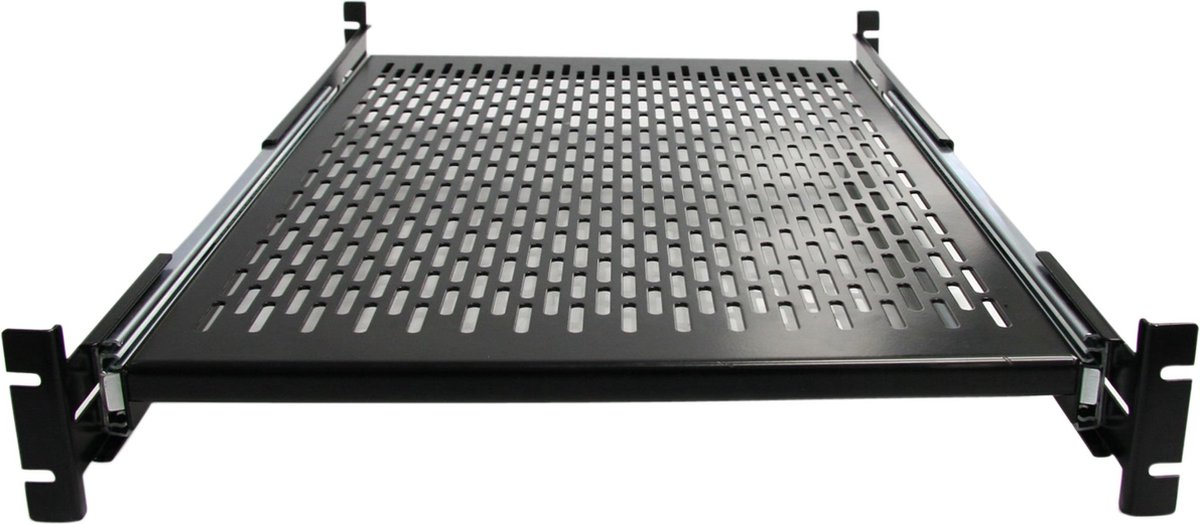 2U Sliding Vented Rack Mount Shelf