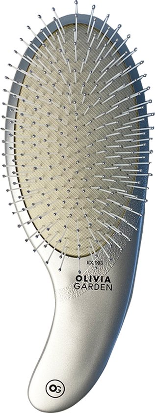 Foto: Olivia garden curve nylon bristles silver