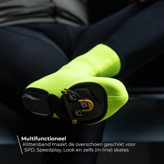 BBB Cycling HeavyDuty Fiets Overschoenen Wielrennen & Mountainbike - Overschoenen Fiets - Thermo en Waterafstotend - Neon Geel - Maat 39/40 - BWS-02B van BBB Cycling — afbeelding 5