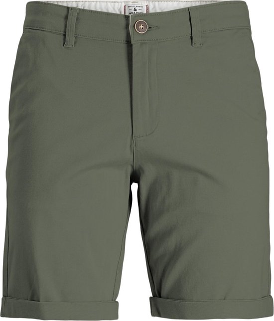 JACK & JONES Herren Chino-Shorts Slim Fit – Mit Stretch, Gürtelschlaufen & Schlagtaschen