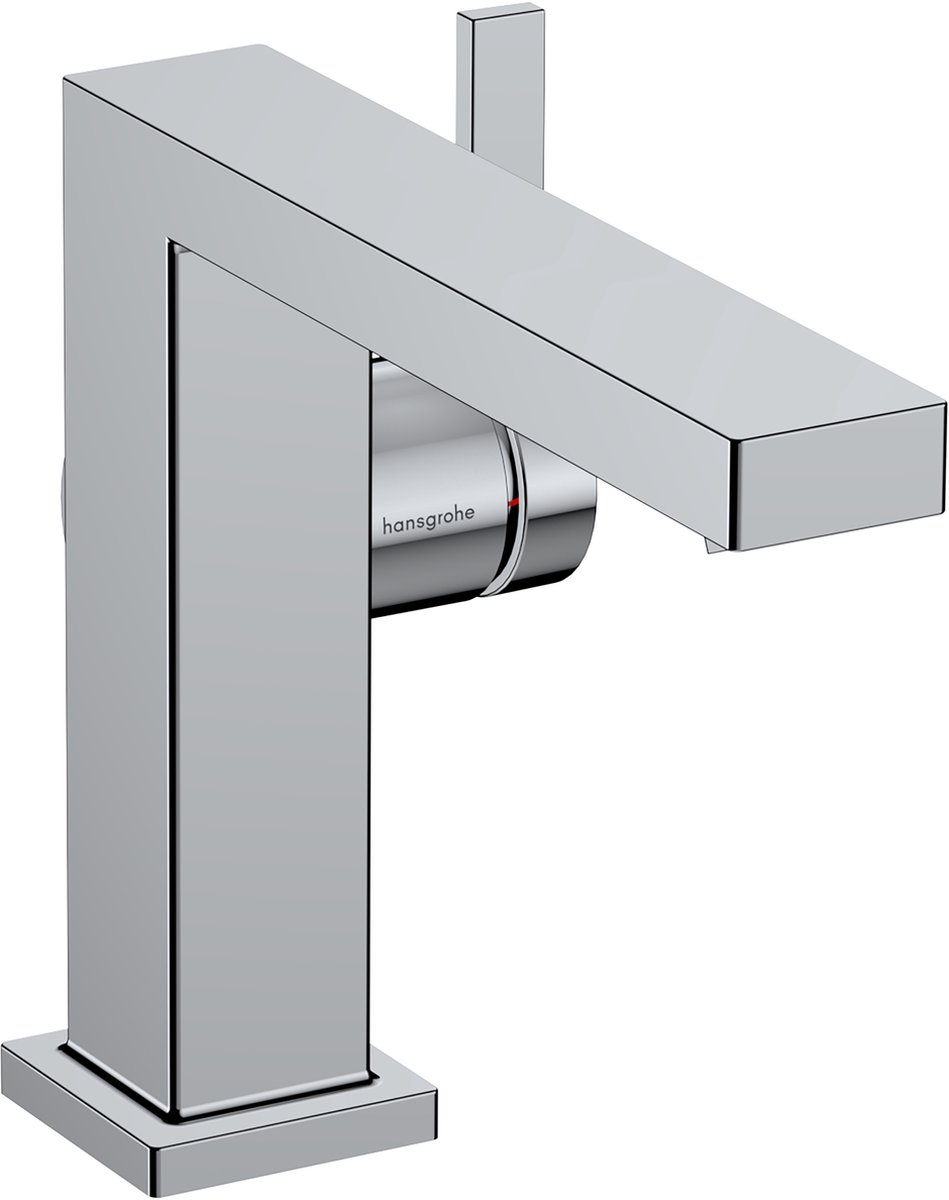 hansgrohe Tecturis E - Wastafelkraan - Ééngreeps bediening - CoolStart energiebesparend - Met trekwaste - 110mm maat - Chroom