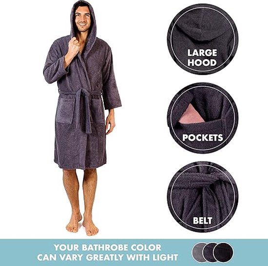 badjas - Katoen - Zacht en Donzig \bathrobe- M