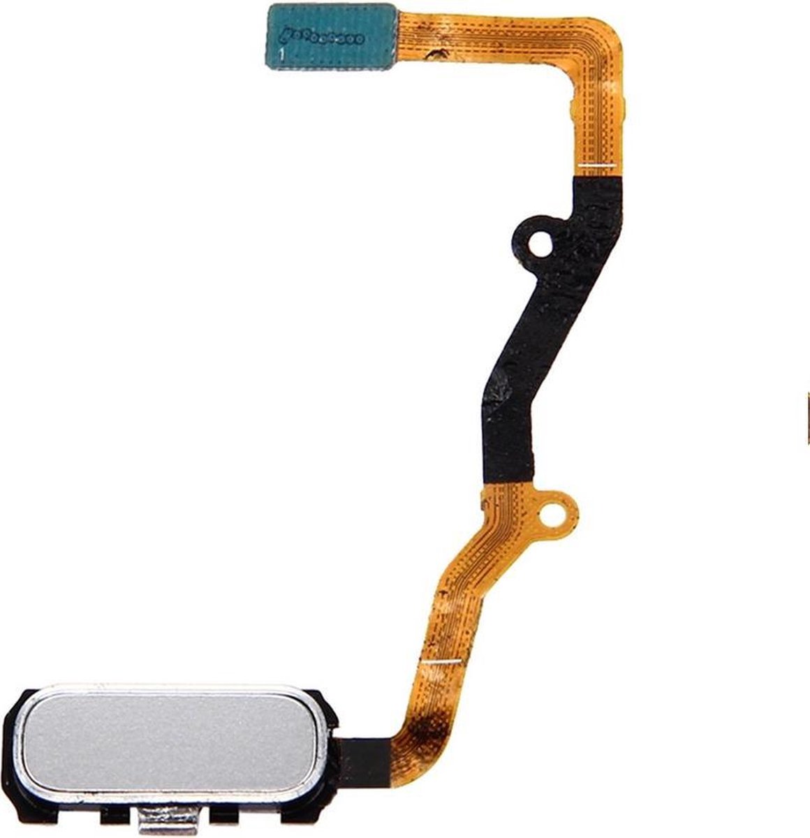 Voor Samsung Galaxy S7 Edge home button flexkabel - zilver