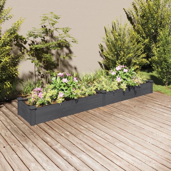 vidaXL Houten plantenhouder - 52 x 30 x 78 cm