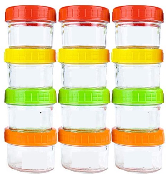  - Gratyfied- Babyvoeding Bewaarbakjes- Baby Food Storage Containers- Babyvoeding Diepvriesbakje- Baby Food Freezer Container