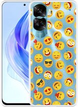 Cazy Hoesje geschikt voor Honor 90 Lite Emoji