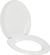 vidaXL - Toiletbril - soft-close - met - quick-release - ontwerp - wit