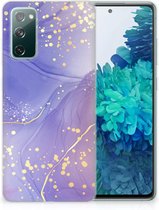 Hoesje maken geschikt voor Samsung Galaxy S20 FE Watercolor Paars