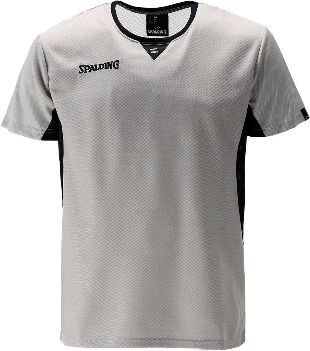 Spalding Referee T-shirt Met Korte Mouwen Grijs 2XL Man