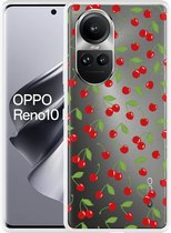 Cazy Hoesje geschikt voor Oppo Reno10 Pro 5G Kersen