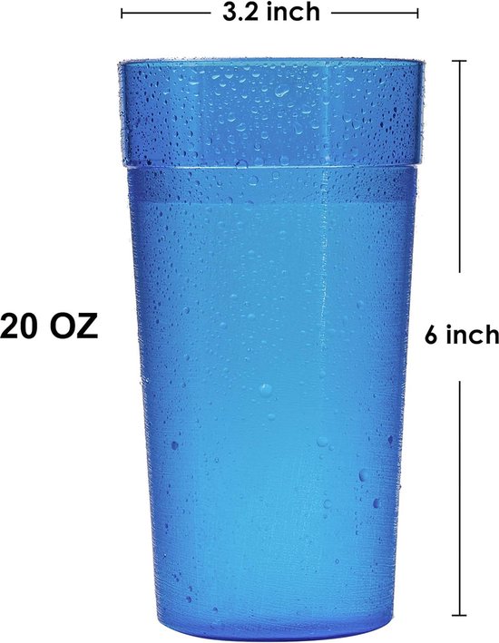 NoTrash2003 Duurzame Gerecyclede Waterglazen Drinkglazen Longdrink