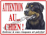 Rottweiler 174....20x30cm...(Attention Au Chien!)
