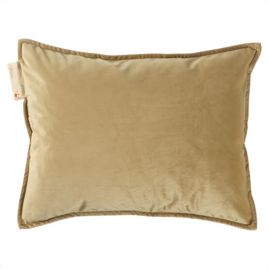 Pleafs® Warmtekussen - Plush - Draadloos - Elektrisch Oplaadbaar - 45x60cm - Crewel Tan