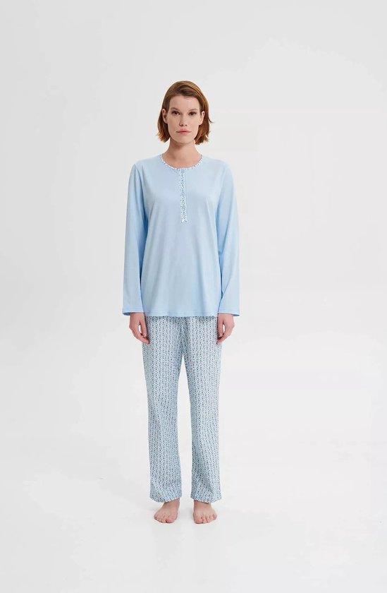 Vamp - Pyjama Long Sleeves - Blue Silver - Maat L