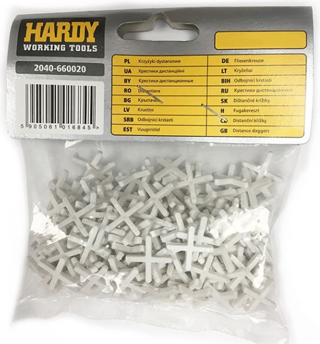 HARDY Tegelkruis 2mm