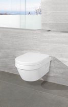 WC suspendu Compact avec abattant SoftClosing, DirectFlush, CeramicPlus, blanc alpin