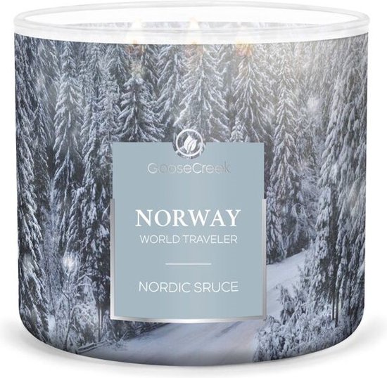 Nordic Spruce Goose Creek Candle Norway World Traveler 411 grams