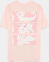Pokémon - Eeveelutions Dames T-shirt - S - Roze
