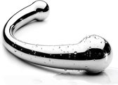 Stimulateur en acier de Luxe IntiMate® SensualSteel - Exploration du point G - Convient aux couples - Jeu de température et découverte de l'orgasme - 15 cm