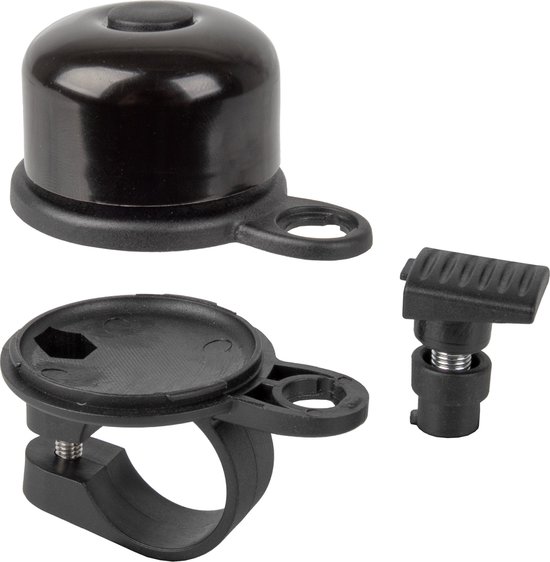 AirBell Fietsbel met Airtag houder ø31.8mm zwart