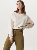 Sissy-Boy - Beige oversized sweatshirt met multicolour melange effect