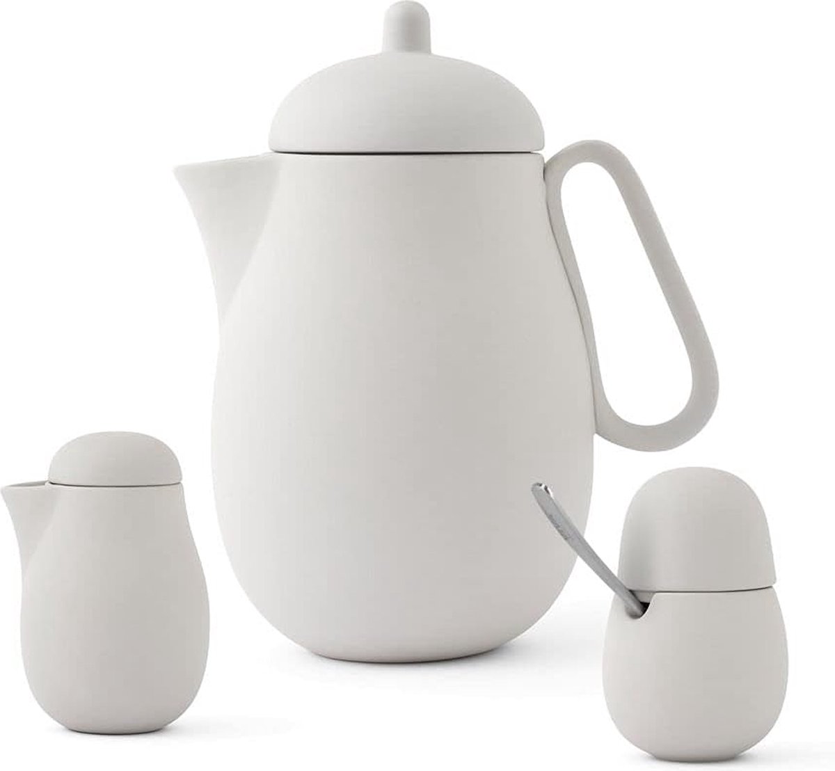 Service à Thé En Céramique 20 Pièces - Théière 700 Ml, Tasses 160 Ml, Style Européen Rétro, Idéal Cadeau - 6