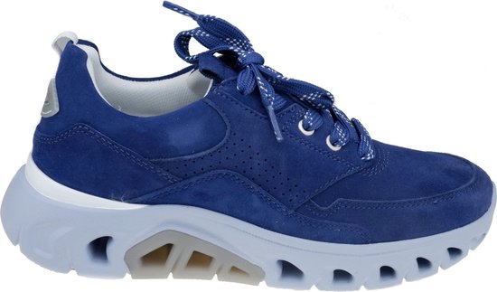 Gabor rollingsoft sensitive 26.935.46 - dames rollende wandelsneaker - blauw - maat 44 (EU) 9.5 (UK)