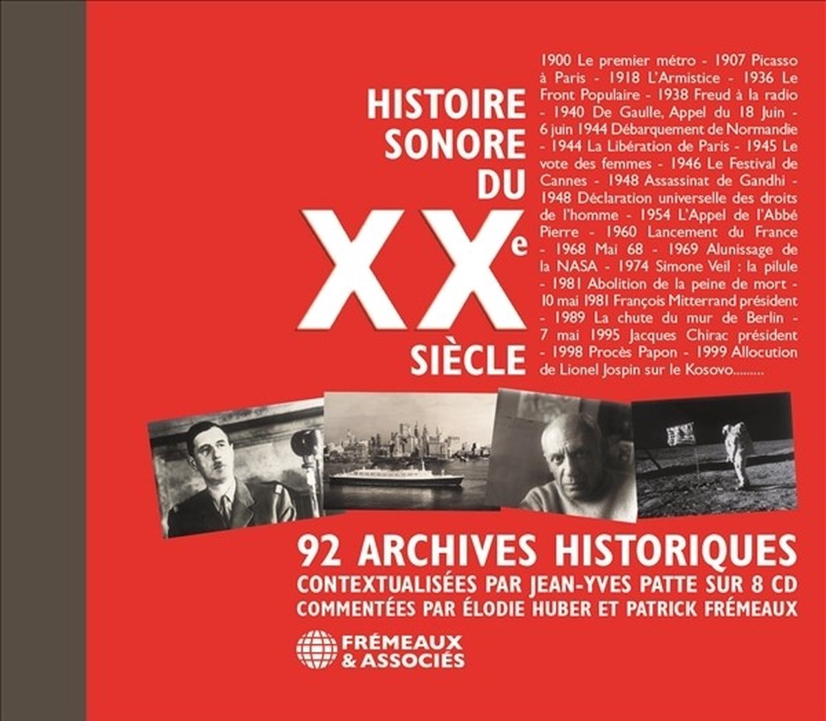 Patte Jean-Yves - Histoire Sonore Du Xxe Siecle - 92 Archives Histor (8 CD)