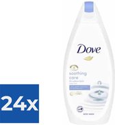 Dove Douchegel - Soothing Care Jojoba Oil 450 ml - Voordeelverpakking 24 stuks