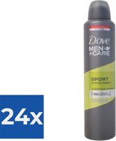 Deodorant Spray Dove Mens Sport Active + Fresh (250 ml) - Voordeelverpakking 24 stuks