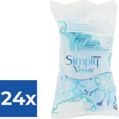 Gillette Simply Venus 2 - 8 stuks - Wegwerpscheermesjes - Voordeelverpakking 24 stuks