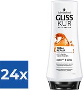 Gliss Kur Conditioner Total Repair 200 ml - Voordeelverpakking 24 stuks