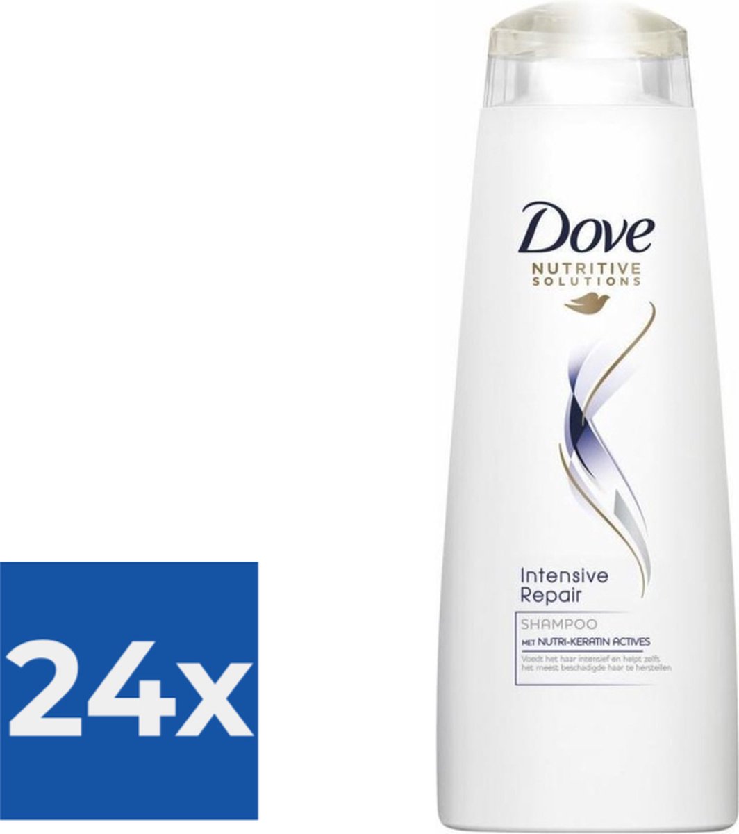 Dove Shampoo Intense Repair 250 ml - Voordeelverpakking 24 stuks