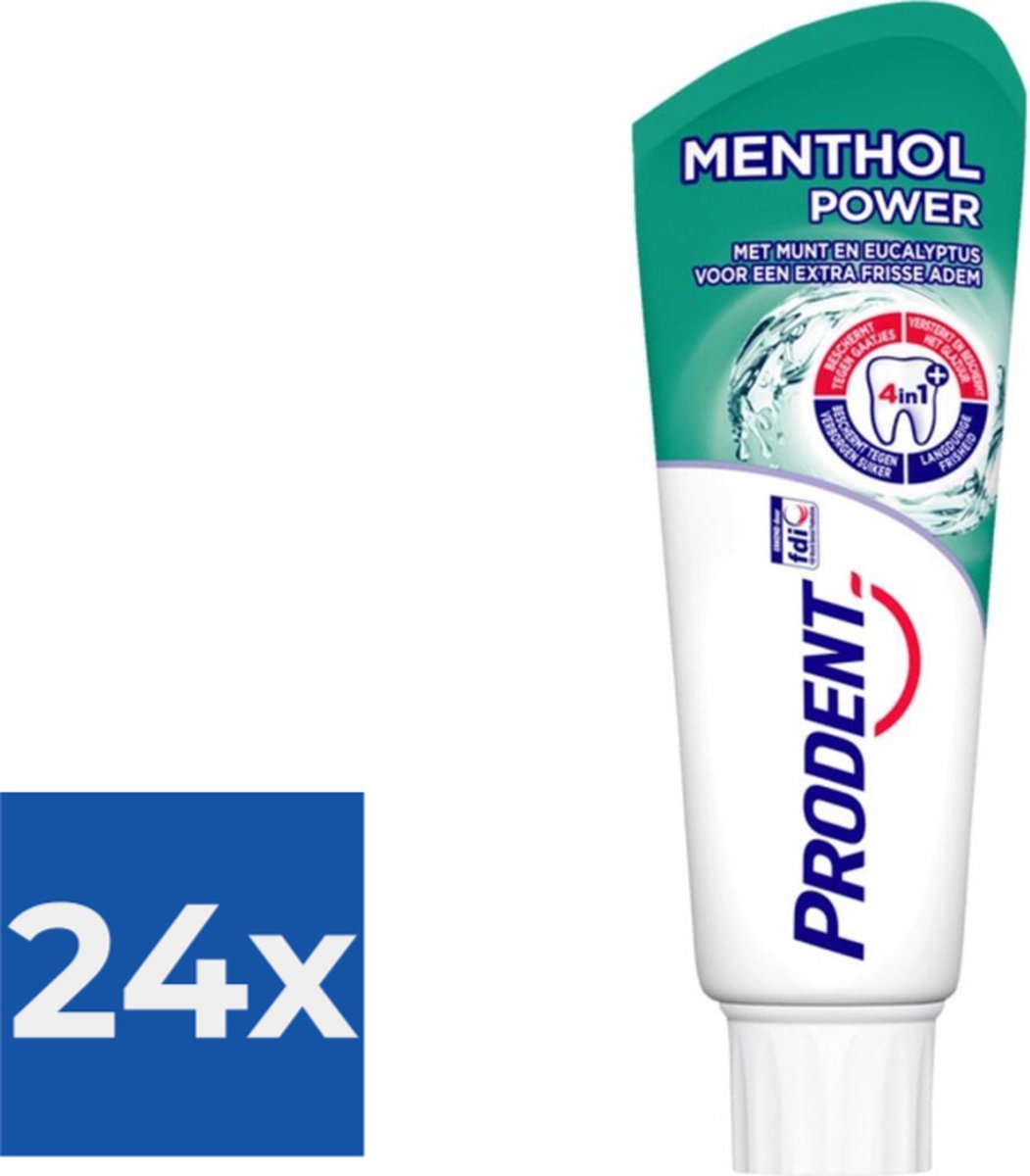 Goedkoopste Prodent Menthol Power 75 ml - Voordeelverpakking 24 stuks