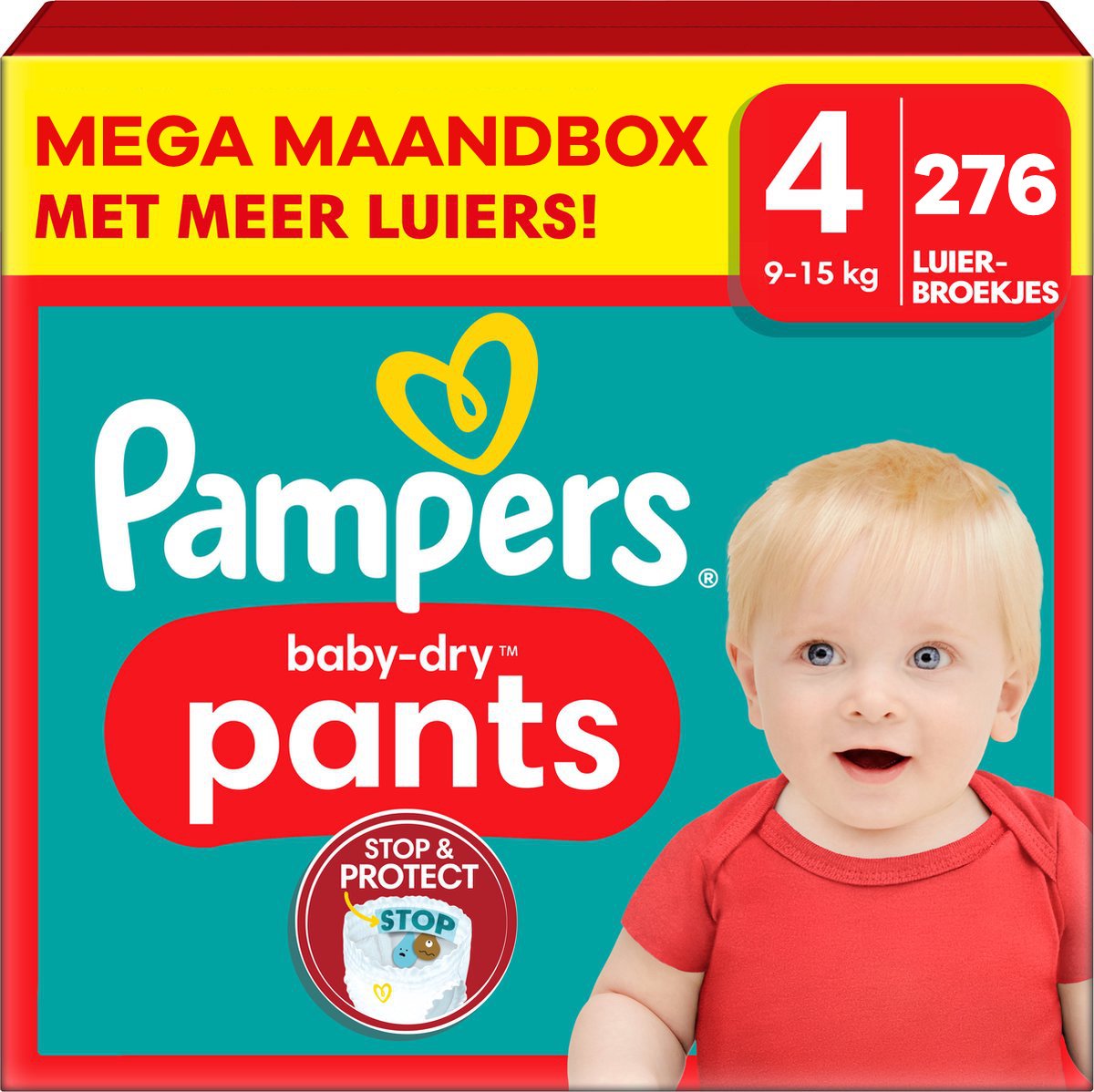 Pampers Baby-Dry Pants Maandbox maat 4