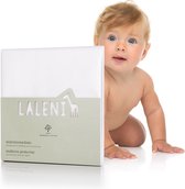 Laleni Matrasbeschermer Baby - 70 x 100cm - Wasbaar - Molton Matrastopper - Waterdicht - 100% Katoen - Ademend - Wit