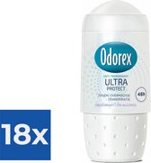 Odorex Deodorant Roller Ultra Protect 50 ml - Voordeelverpakking 18 stuks