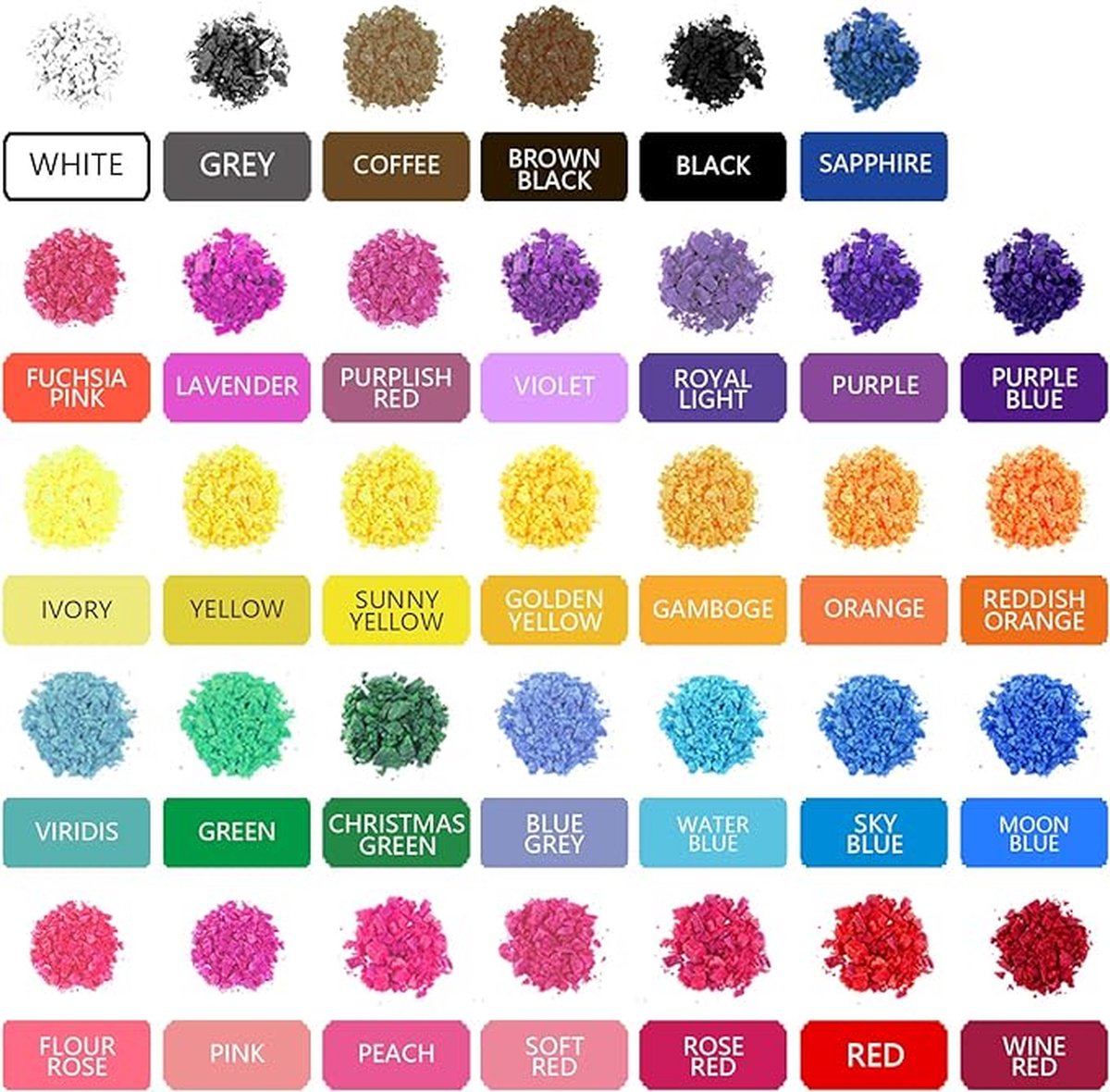 24 Kleuren Candle Wax Dye Safe Soja Wax Voor Het Maken 24 Kleuren Candle Wax Dye Safe Soja Wax Voor Het Maken