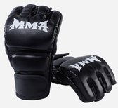 Livano MMA Handschoenen - Gloves - Sparring Handschoenen - Heren - Dames - Grappling - Bokshandschoenen - Taekwondo - Zwart