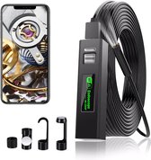 USB endoscoop iphone – Draadloze Inspectiecamera 1200P HD – WiFi endoscoop inspectie camera Voor Android en Iphone – Zwart