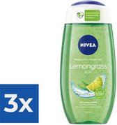 NIVEA Lemon & Oil Douchegel - 250 ml - Voordeelverpakking 3 stuks