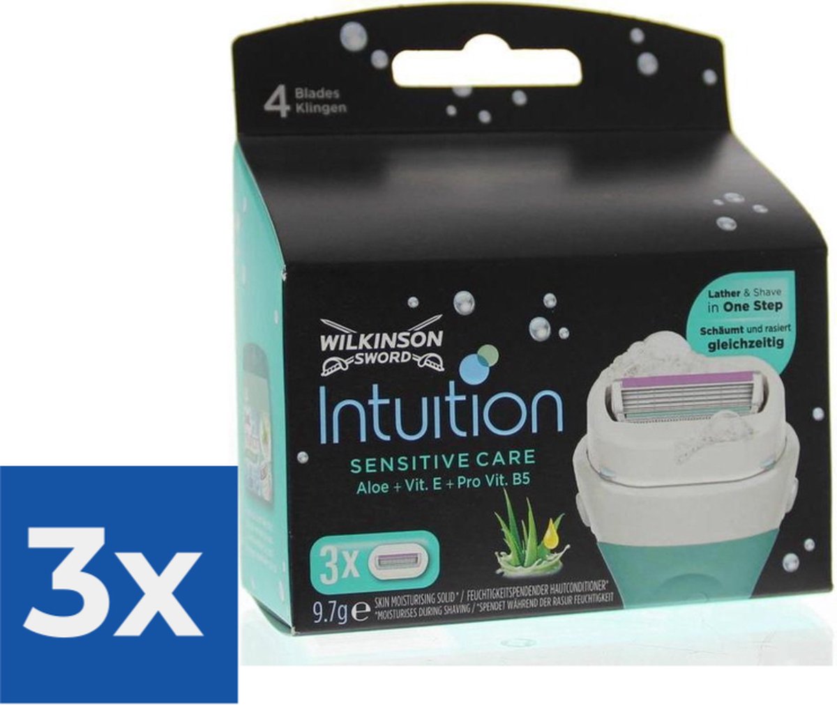 Wilk intuiti.dry skin mes sens 3 st - Voordeelverpakking 3 stuks
